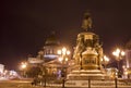 St. Petersburg, Russia, cathedral of St. Isaak and monument to k