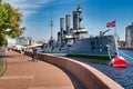 St. Petersburg Russia. Cruiser Aurora