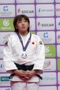 Nami Nabekura, Japan with silver medal of Judo World Masters 2017