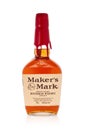 St.Petersburg, Russia - February 2019 - Maker`s Mark bourbon whisky