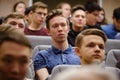 Students of the St. Petersburg Polytechnic Institute at a lecture