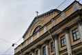 St. Petersburg, Russia, January 2020. The building of a Protestant church in the city center.