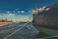 Icebreaker Krasin in the port of St. Petersburg