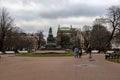 Monument to Catherine II on Ostrovsky Square in St. Petersburg, erected in honor of