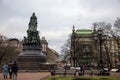 Monument to Catherine II on Ostrovsky Square in St. Petersburg, erected in honor of