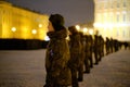 Evening training parade to mark the lifting of the blockade of St. Petersburg in World War II