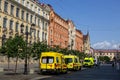 Ambulance Cars on Street St. Petersburg