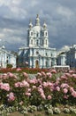 St. Petersburg, Resurrection cathedral of Smolniy monastery Royalty Free Stock Photo