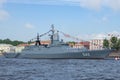 Russian corvette `Stoykiy`. Saint Petersburg