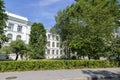 View of the educational building of Peter the Great St. Petersburg Polytechnic University