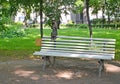 ST. PETERSBURG, RUSSIA. A view of a sculpture The St. Petersburg angel in the Izmaylovsky garden Royalty Free Stock Photo