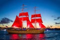 Brig `Russia`, festival `Scarlet Sails`