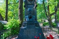 ST.PETERSBURG, RUSSIA - JUNE, 2015: DOSTOYEVSKY GRAVE