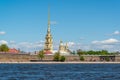 St. Petersburg, Russia - June 03. 2017. Peter and Paul Fortress and river Neva