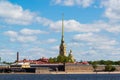 St. Petersburg, Russia - June 03. 2017. Peter and Paul Fortress and river Neva