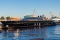 St. Petersburg, Russia - June 01, 2021: water transport \