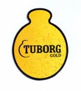 Tuborg Gold beer coaster