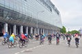 Bike ride on Petrogradskaya Embankment