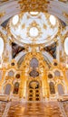 St. Petersburg, Russia - May 12, 2017: Interior of the State Hermitage, the Grand Church of the Winter Palace. Hermitage Royalty Free Stock Photo