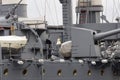 The legendary cruiser Aurora, whose shot gave the signal to storm the Winter Palace during the Great October Revolution