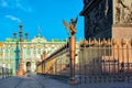 HERMITAGE MUSEUM SQUARE Royalty Free Stock Photo