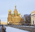 St. Petersburg, Russia, Resurrection cathedral of Saviour on blood Royalty Free Stock Photo