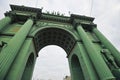 ST PETERSBURG, RUSSIA - SEPTEMBER 13, 2015: Narva Triumphal Gate