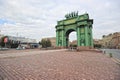 ST PETERSBURG, RUSSIA - SEPTEMBER 13, 2015: Narva Triumphal Gate