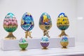 Russian jewelry souvenir, easter eggs copy of Faberge