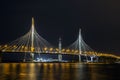 St. Petersburg, Russia, view of the cable-Stayed bridge of the Western high-speed diameter