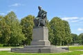 ST. PETERSBURG, RUSSIA. View of a monument to A. S. Griboyedov