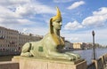 St. Petersburg, sculpture of sphinx