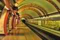 St. Petersburg underground station Royalty Free Stock Photo