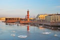 St. Petersburg, Vasilievsky island in spring