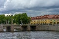 St. Petersburg, view from the Pikalov Bridge