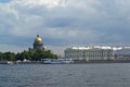 St. Petersburg. View of St. Isaac's Cathedral from Neva