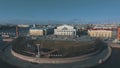 St. Petersburg. View of the Vasilievsky Island and the Neva River.
