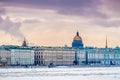 St. Petersburg in Winter Royalty Free Stock Photo