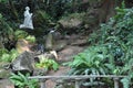 St Philip Benizi statue at The National Sanctuary of our Sorrowful Mother the Grotto in Portland, Oregon