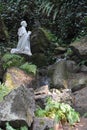 St Philip Benizi statue at The National Sanctuary of our Sorrowful Mother the Grotto in Portland, Oregon
