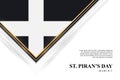 St Pirans Day background Royalty Free Stock Photo