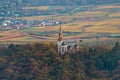 St. Rochus chapel near Bingen/Germany in autumn Royalty Free Stock Photo