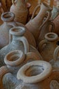 Some gallo-roman amphorae found on an archaeological site of the Roman city