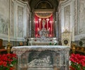 St. Rosalia\'s Chapel with relics of the patron saint of the town inside the Palermo Cathedral Royalty Free Stock Photo