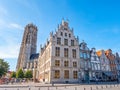 St. Rumbold`s Cathedral in Brabantine Gothic style in the historic center of Mechelen