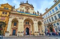 The St Salvator Church in Crusaders Square, Prague, Czech Republic