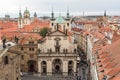 St. Salvator Church is part of Prague`s famous Klementinum Royalty Free Stock Photo