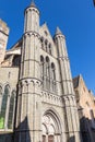 St. Salvator's Cathedral from bottom in a sunny day Royalty Free Stock Photo