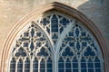 St. Salvator`s Cathedral in historical centre town of Bruges, Belgium Royalty Free Stock Photo