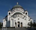 St. Sava Temple Royalty Free Stock Photo